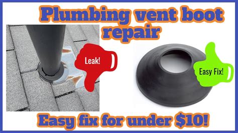 Repairing a Leaking Plumbing Vent